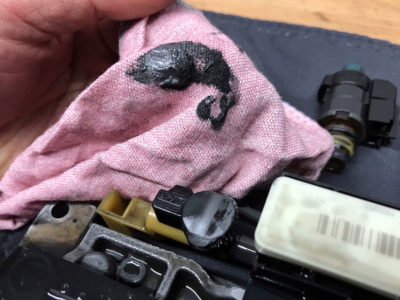 Getriebeölwechsel - Verschmutzung am Sensor Getriebeölwechsel - Verschmutzung am Sensor